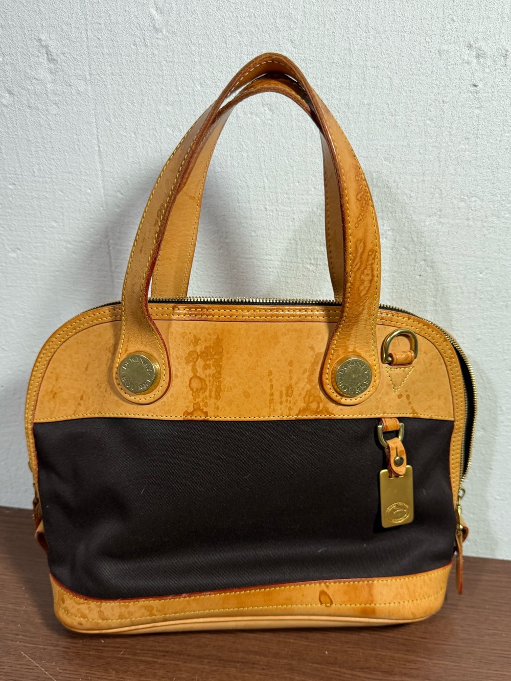 Dooney & Bourke Cabriolet Domed Satchel NEEDS TLC